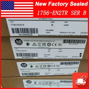 New Factory Sealed AB 1756-EN2TR SER B ControlLogix PLC Module 1756EN2TR - Picture 1 of 5