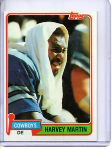1981 Topps #15 Harvey Martin Dallas Cowboys - Imagen 1 de 2