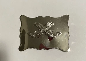 Pistols Guns/Revolvers Belt Buckle Western SILVERTONE NWOT Awesome - Picture 1 of 4