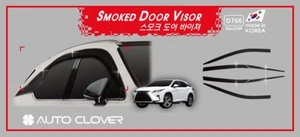 Smoke Tinted Weather shields 6pcs for 2015 - 2020 Lexus RX 200T 350 450H - Picture 1 of 12