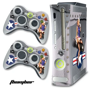 Klebefolie Wrap für Xbox 360 Original Gaming Konsole - & Controller Xbox360 - Picture 1 of 1