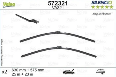 Limpador Mercedes-Benz Classe S 13-22 (572321) OEM Valeo - Imagem 1 de 4