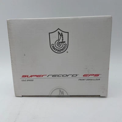 Campagnolo SUPER RECORD EPS Front Derailleur - Black - NEW SEALED - Image 1 of 4