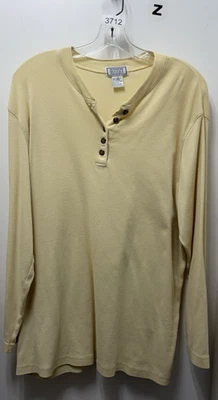 Топ Jennifer Moore желтый с длинным рукавом размер 2X винтажный - Изображение 1 из 3