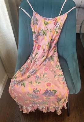 Maxi terciopelo floral Betsey Johnson Burnout Foto 1 de 4