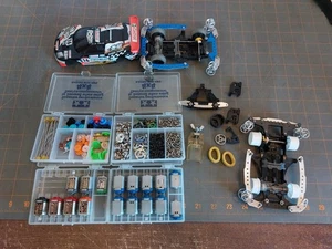 Tamiya Mini 4wd Lot of Parts Motors Gears Chassis - Picture 1 of 18