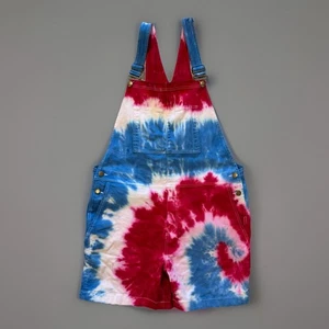 Chubbies Chubberalls Shorts Latzhose Gr. L Herren rot weiß blau Batik USA Kostüm - Bild 1 von 6