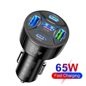 Voiture USB Charge Rapide 5 Ports pour Chargeur Compatible avec Plusieurs Appare - Photo 1 sur 15