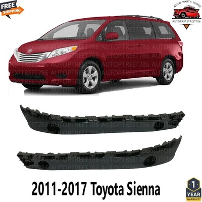 Soportes de soporte de parachoques delantero para Toyota Sienna 2011-2017 Foto 1 de 4