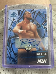 2025 SP Game Used AEW Big Bill #13 Blue Parallel Autograph Auto - Bild 1 von 2