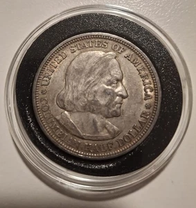 1893 Columbian Exposition Commemorative Half Dollar, 90% Silver, USA - Picture 1 of 3