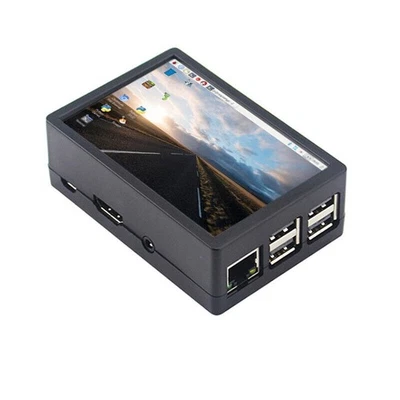 3.5" Inch 480x320 Raspberry Pi 4 3 Touch Screen LCD Display Monitor with Case UK - Image 1 of 4