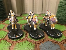 3 Light Cavalier #115, 116, 117 Lancers Mage Knight Lot D&D, Pathfinder, RPG