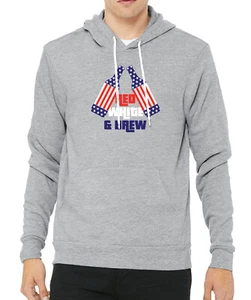 Sudaderas con capucha patrióticas rojas blancas y preparadas 4 de julio, unisex - Imagen 1 de 3