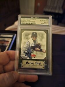 2006 Fleer Greats Bucky Dent Autographed Baseball Card (PSADNA authentic)