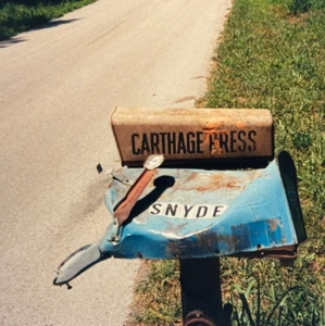 2W Photograph Close Up Smashed Mailbox Country Road Carthage Press Snyder 2000's - Picture 1 of 3