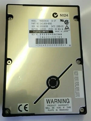 FUJITSU MAB3091SC  9.1GB  SCA  SCSI HARD DRIVE  CAO1606-B562             ad2fd - Image 1 of 2
