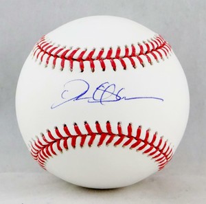 deion sanders autographed baseball