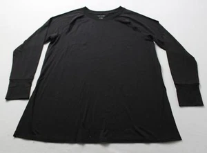 Tek Gear Women's Crew Neck Long Sleeve Tunic Tee CA4 Mineral Black Large NWT - Picture 1 of 3