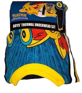 Juego Ropa Interior Térmica Pokémon Niños Talla 8 Nuevo - Imagen 1 de 6