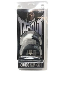 Tapout Mouth Piece All Sports Youth 5-11yrs. 2 Piece Set. Black White - Picture 1 of 3