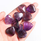 10 Pcs Natural Quartz Pocket Palm Healing Gemstone Crystal Stones Heart 20X20mm
