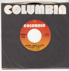EARTH, WIND & FIRE - KALIMBA STORY - ORIGINAL COLUMBIA RECORDS 45 - GREAT SHAPE - Picture 1 of 2