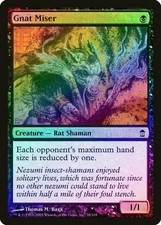 Gnat Miser FOIL Saviors of Kamigawa PLD Black Common MAGIC MTG CARD ABUGames