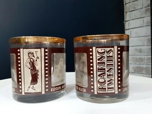 Mid Century Roaring Twenties Liquor Glasses Set Of 2. Hologram, See Thru. - Picture 1 of 10