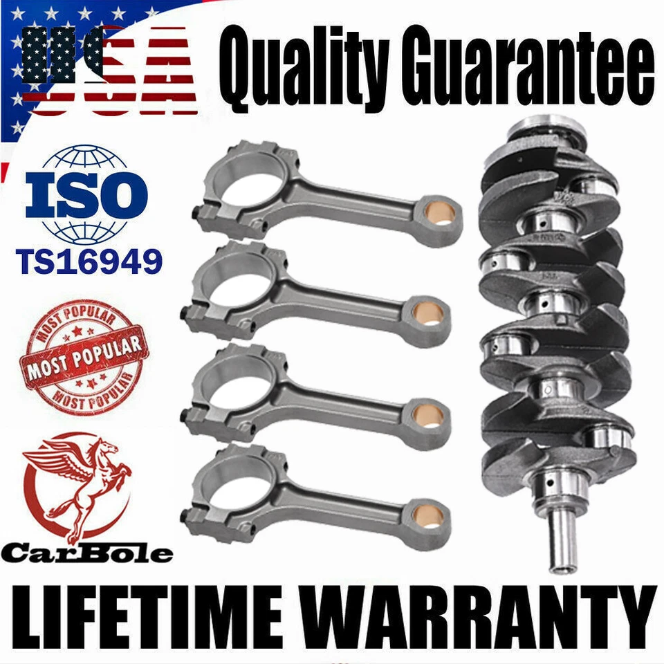 Cigüeñal + varilla de contraste 2,4 L para Chevrolet Malibu 2013-2014 GMC Terrain 2011-2016 Foto 1 de 4