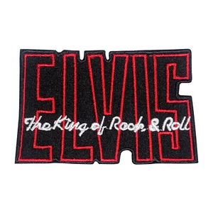 Elvis, The King of Rock & Roll,  QUALITY EMBROIDERED IRON ON PATCH - Bild 1 von 1