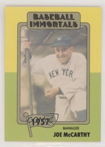 1980-87 SSPC Baseball Immortals Joe McCarthy #83 HOF