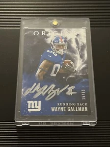 2017 Panini Origins Auto 15/99 Wayne Gallman #OA-WG Rookie Auto RC - Picture 1 of 2