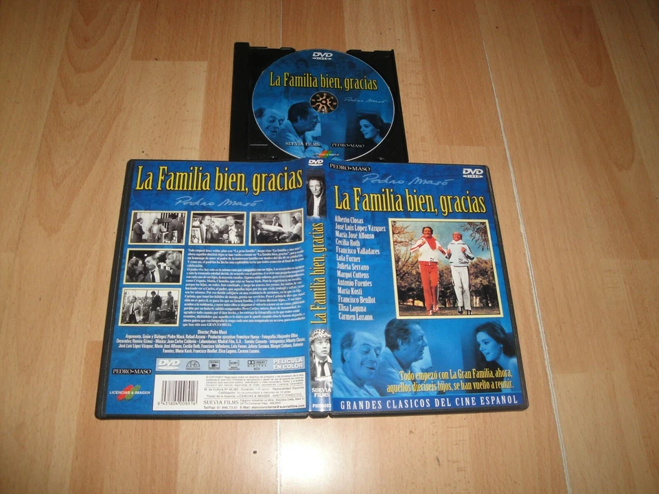 LA FAMILIA BIEN, GRACIAS EN DVD CLASICO DEL CINE ESPAÑOL UN FILM DE PEDRO MASÓ   - Imagen 1 de 1
