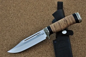 Elmax ROSTFREI Outdoor Messer Nazarov Knives Russland Handarbeit HRC62 Дельфин - Bild 1 von 11