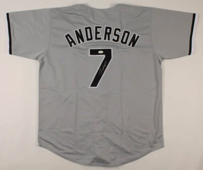 Tim Anderson Signed Chicago White Sox Jersey (JSA COA) 2019 AL Batting Champ - Image 1 of 4