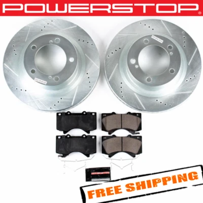 Power Stop K2952 1-Click Z23 Evolution Sport Brake Kit for 07-20 Toyota Tundra Foto 1 de 4