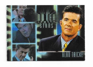 Tarjeta estrella Outer Limits 2003 lámina en relieve S-13 Alan Thicke - Imagen 1 de 2
