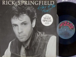 Rick Springfield ORIG OZ PS 12 Maxi single Affair of the heart EX ’83 Wizard - Picture 1 of 1