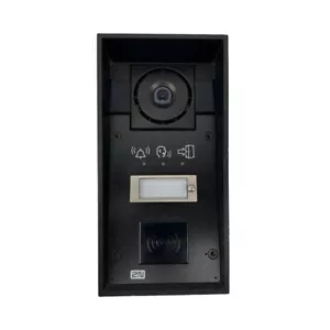2N Helios IP Force Intercom 1 pulsante HD fotocamera lettore schede 9151101CHRPW licenza - Foto 1 di 16