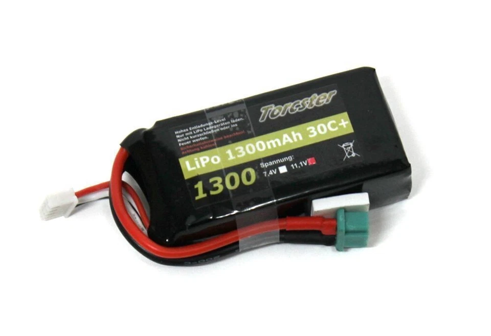Torcster LiPo 1300mAh 3s1p 11,1V - 30C+ Torcster 199586 Akku - Bild 1 von 1