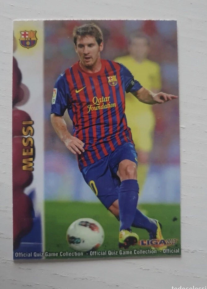 Leo Messi FC Barcelona 44 MundiCromo Sport 2013 Quiz Game Collection La Liga  - Imagen 1 de 1