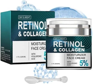 Retinol Collagen Face Lift Cream Moisturiser Anti Ageing Firming Wrinkle Remover - Picture 1 of 14