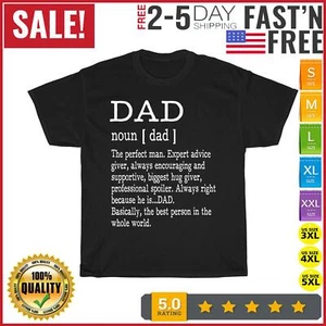 Dad Definition Daddy Father's Day Gifts Vintage T Shirt Men Women Fashion NEW - Picture 1 of 9