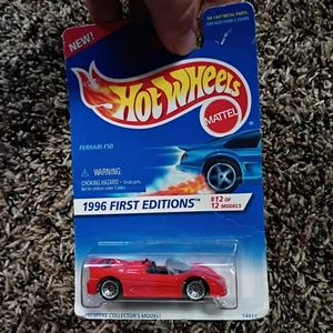 Super Rare Hot Wheels 1996 First Editions Ferrari F50 Convertible 12 Of 12 - Picture 1 of 2