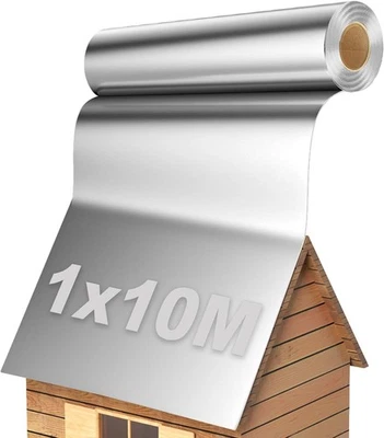 Dachfolie Aluminium selbstklebende Folie Alternative zu Dachpappe 1.3mm Dachbahn - Bild 1 von 4