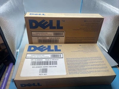 DELL Photo Print Pack 40 4x6in/10x15cm D6605 NEW. Lot Of 2 - Image 1 of 2
