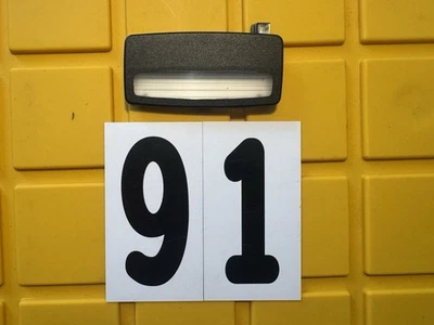 07-13 BMW 328i 335i Front Sunvisior Sun Visior Vanity Light 6966491 OEM - Image 1 of 2