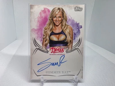 2015 Topps WWE Undisputed Divas Autograph #US-SRA Summer Rae - Image 1 of 2