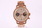 Orga Chronographe Manual Wind Valjoux 7733 Watch 37mm Gold Plated Spares/Repairs
